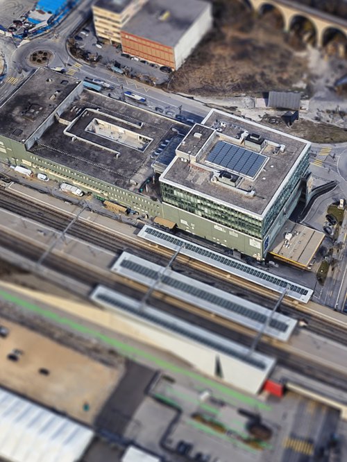 Architecture de CCHE pour le Centre commercial Malley Lumières Suisse