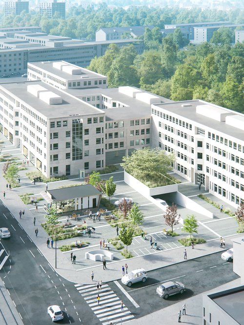 Architecture de CCHE pour le quartier de Chancy 59 à Genève Suisse