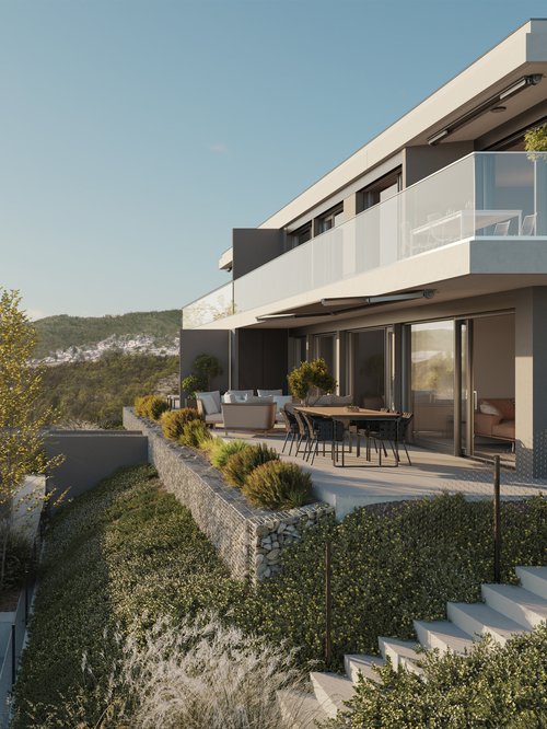 Architecture de CCHE pour les terrasses du Bois de Chênes Suisse