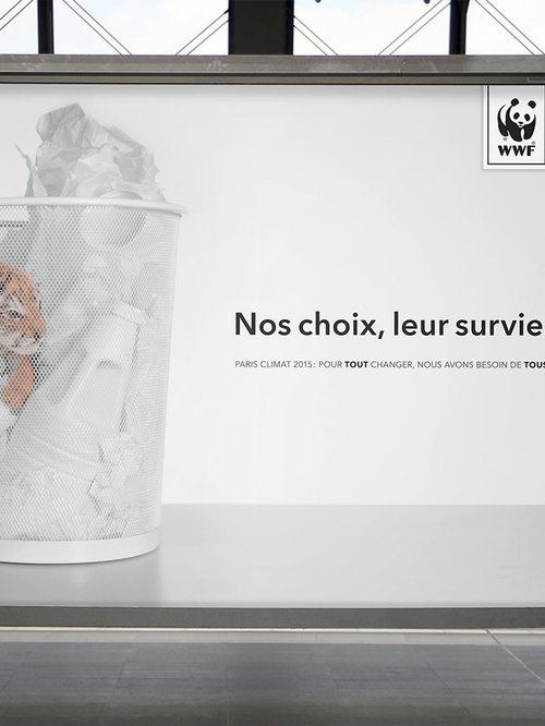 Affiche de CCHE Design pour WWF