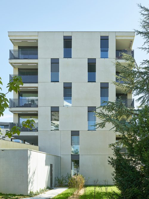Architecture de CCHE pour Bugnon EST Bâtiment E et F quartier Maillefer Suisse