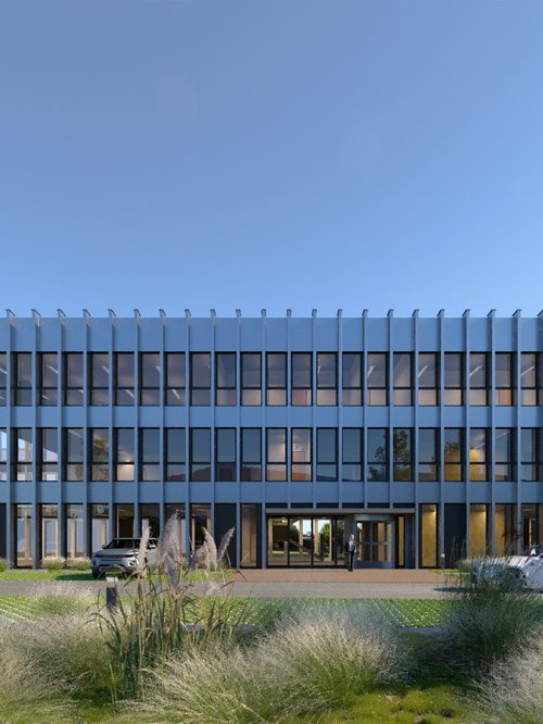 Architecture de CCHE pour le siège Suisse Doka