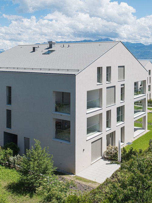 Architecture de CCHE d'une résidence de logements La Barberole Suisse