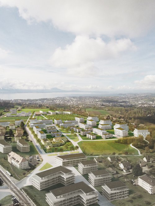 Urbanisme de CCHE pour le projet de l'Eco quartier Le Brit Suisse