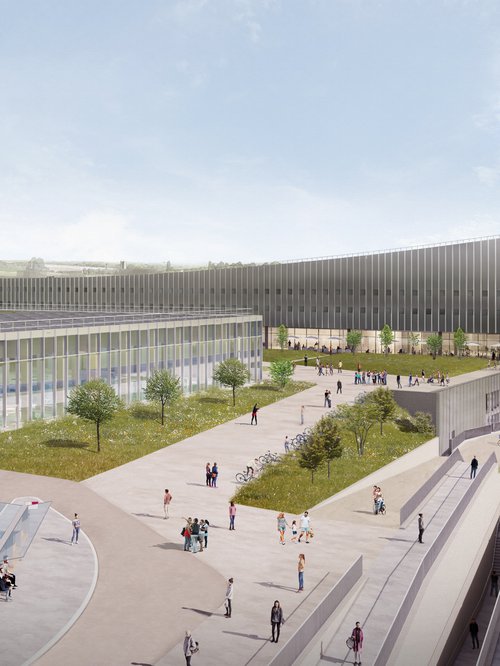 Architecture de CCHE pour le MEP d'Avry Centre Suisse