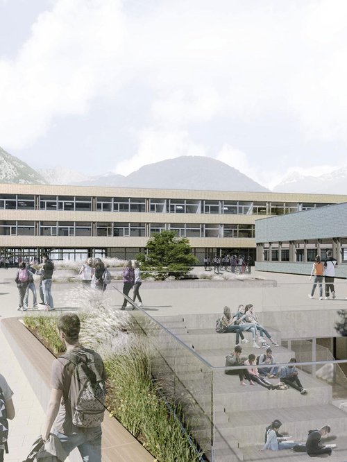Architecture de CCHE du Collège les Dents du Midi Suisse