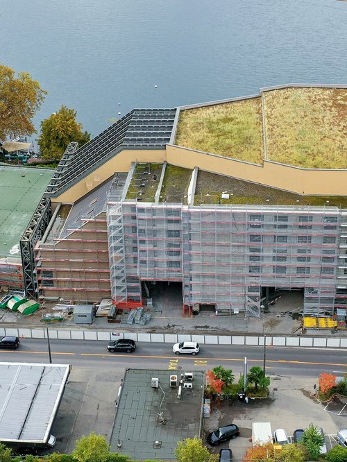 Actualité revue de presse de CCHE dans le magazine Construction & Bâtiment pour 2m2c Montreux Suisse